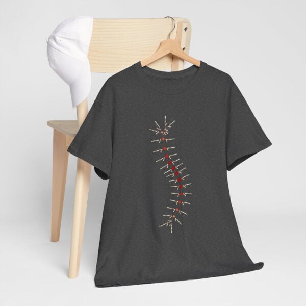 Unisex Heavy Cotton Tee - TrilobiteNet: External Morphology of Trilobite Abstracted as Network - Image 144