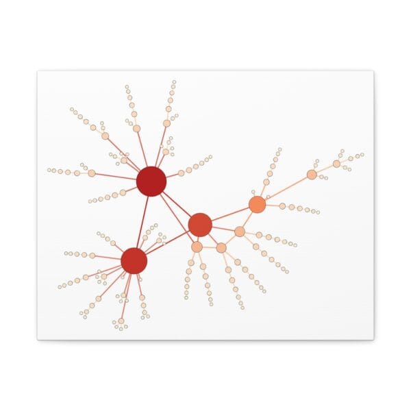 Canvas Gallery Wraps - CrabNet: External Morphology of Crab Abstracted as Network - Image 25