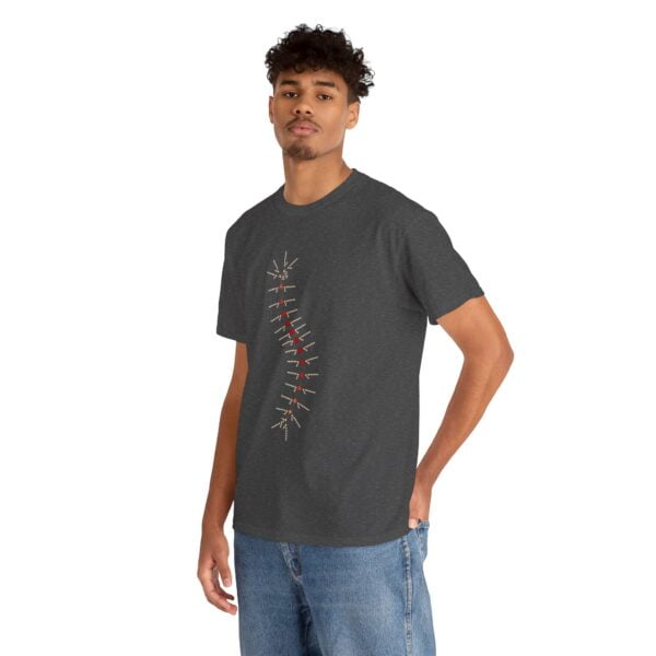 Unisex Heavy Cotton Tee - TrilobiteNet: External Morphology of Trilobite Abstracted as Network - Image 150