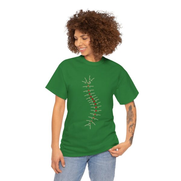 Unisex Heavy Cotton Tee - TrilobiteNet: External Morphology of Trilobite Abstracted as Network - Image 120