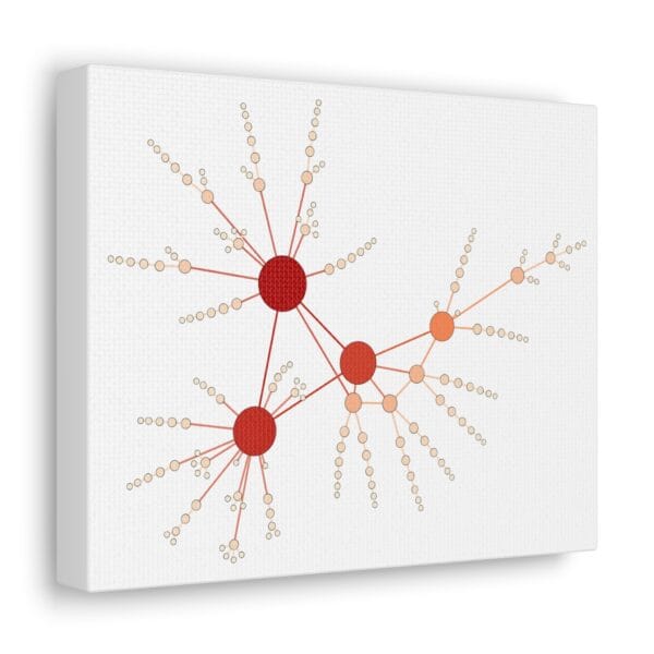 Canvas Gallery Wraps - CrabNet: External Morphology of Crab Abstracted as Network - Image 7