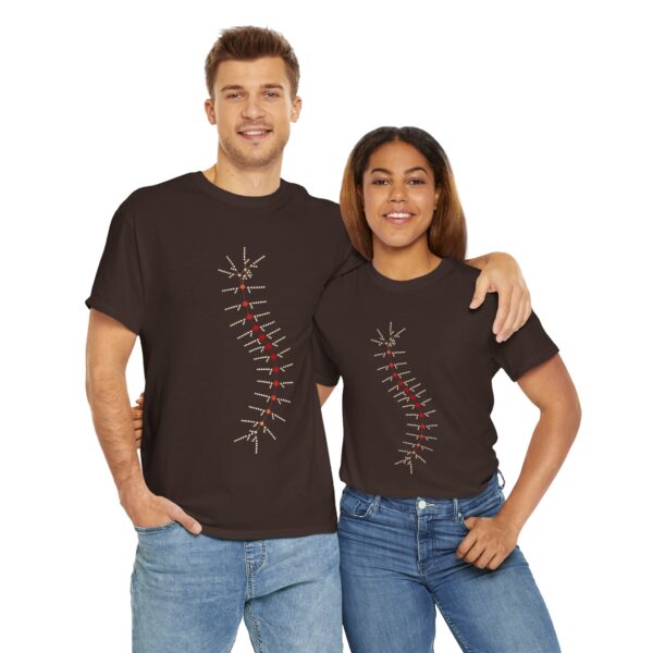 Unisex Heavy Cotton Tee - TrilobiteNet: External Morphology of Trilobite Abstracted as Network - Image 82