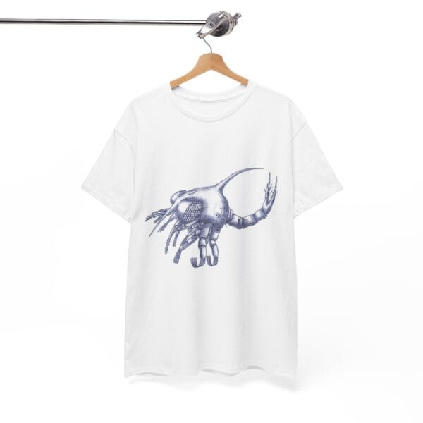 Unisex Heavy Cotton Tee - Zoea: Developmental Stage of Crab - Image 3