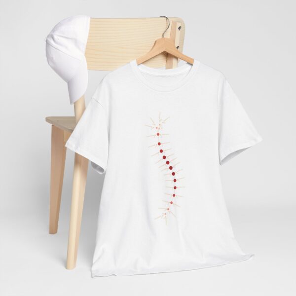 Unisex Heavy Cotton Tee - TrilobiteNet: External Morphology of Trilobite Abstracted as Network - Image 36