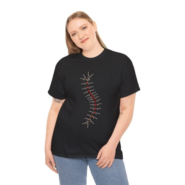 Unisex Heavy Cotton Tee - TrilobiteNet: External Morphology of Trilobite Abstracted as Network - Image 13