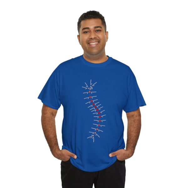 Unisex Heavy Cotton Tee - TrilobiteNet: External Morphology of Trilobite Abstracted as Network - Image 180