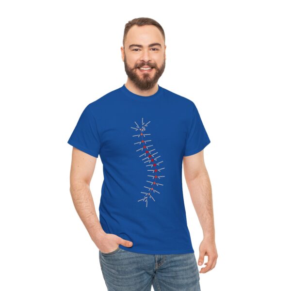 Unisex Heavy Cotton Tee - TrilobiteNet: External Morphology of Trilobite Abstracted as Network - Image 176