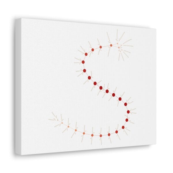 Canvas Gallery Wraps - MarrellaNet: External Morphology of Marrella Abstracted as Network - Image 2