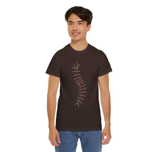 Unisex Heavy Cotton Tee - TrilobiteNet: External Morphology of Trilobite Abstracted as Network - Image 103