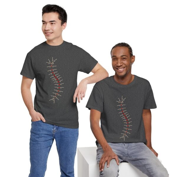 Unisex Heavy Cotton Tee - TrilobiteNet: External Morphology of Trilobite Abstracted as Network - Image 161