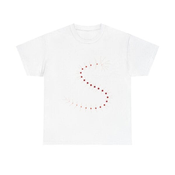 Unisex Heavy Cotton Tee - MarrellaNet: External Morphology of Marrella Abstracted as Network - Image 10