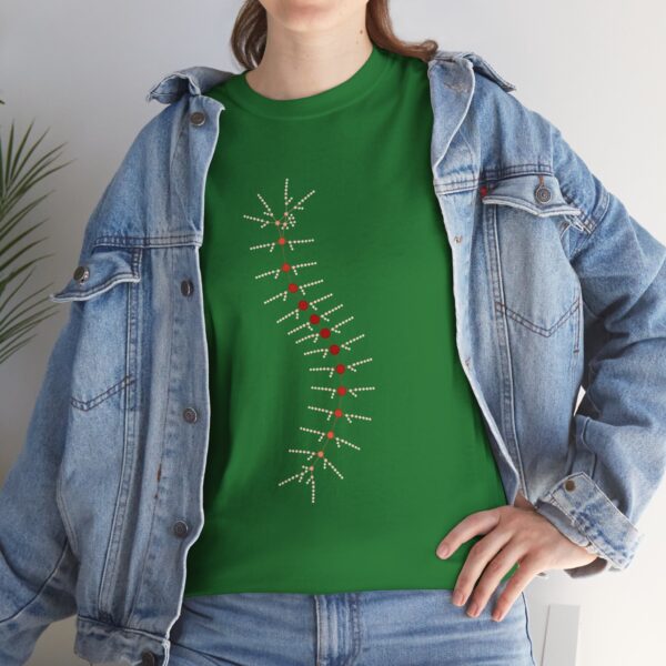 Unisex Heavy Cotton Tee - TrilobiteNet: External Morphology of Trilobite Abstracted as Network - Image 132