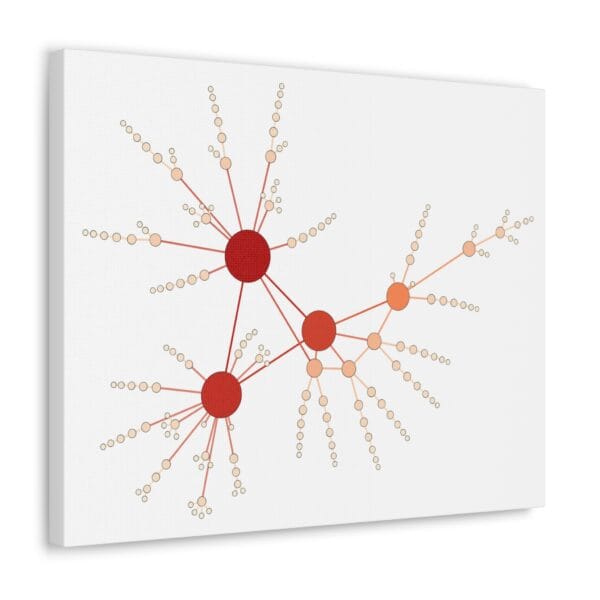 Canvas Gallery Wraps - CrabNet: External Morphology of Crab Abstracted as Network - Image 26