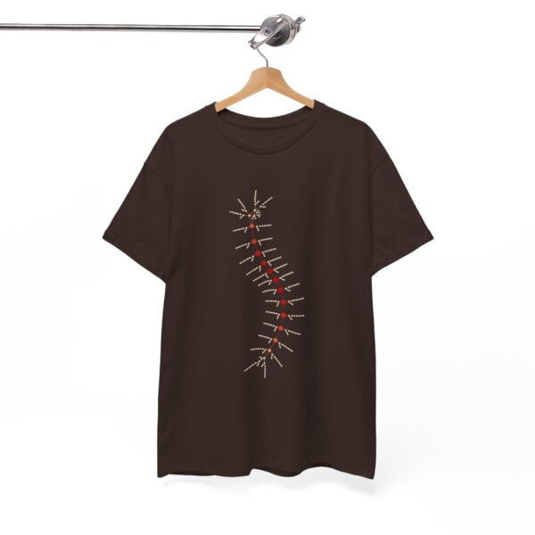 Unisex Heavy Cotton Tee - TrilobiteNet: External Morphology of Trilobite Abstracted as Network - Image 89