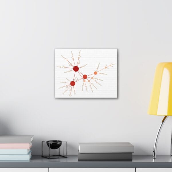 Canvas Gallery Wraps - CrabNet: External Morphology of Crab Abstracted as Network - Image 3