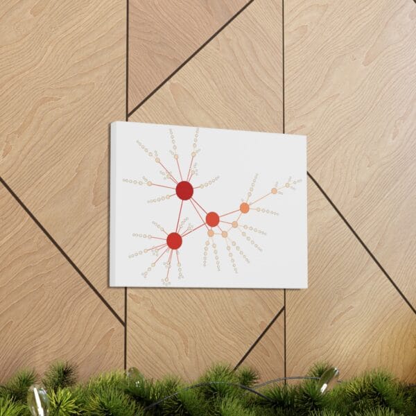 Canvas Gallery Wraps - CrabNet: External Morphology of Crab Abstracted as Network - Image 14