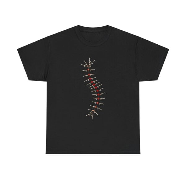 Unisex Heavy Cotton Tee - TrilobiteNet: External Morphology of Trilobite Abstracted as Network - Image 2