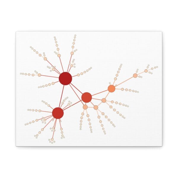 Canvas Gallery Wraps - CrabNet: External Morphology of Crab Abstracted as Network