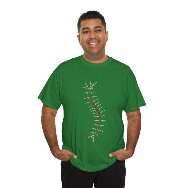 Unisex Heavy Cotton Tee - TrilobiteNet: External Morphology of Trilobite Abstracted as Network - Image 126