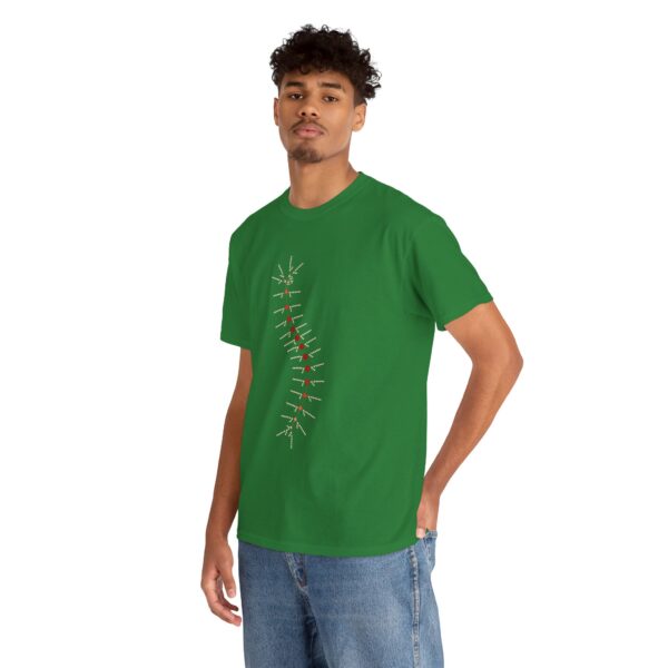 Unisex Heavy Cotton Tee - TrilobiteNet: External Morphology of Trilobite Abstracted as Network - Image 123