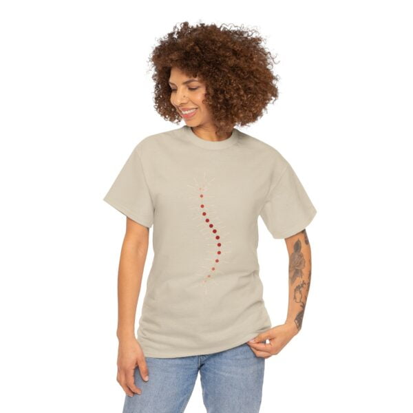 Unisex Heavy Cotton Tee - TrilobiteNet: External Morphology of Trilobite Abstracted as Network - Image 66