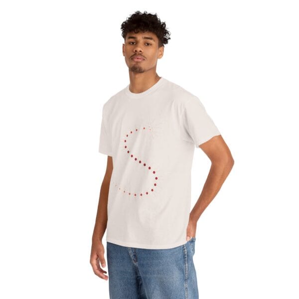 Unisex Heavy Cotton Tee - MarrellaNet: External Morphology of Marrella Abstracted as Network - Image 25