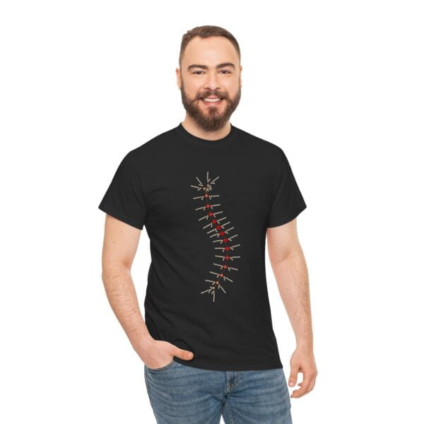 Unisex Heavy Cotton Tee - TrilobiteNet: External Morphology of Trilobite Abstracted as Network - Image 14