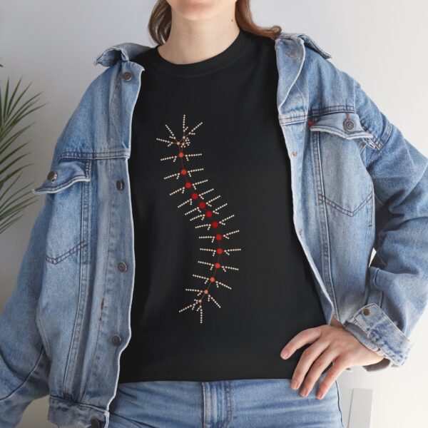 Unisex Heavy Cotton Tee - TrilobiteNet: External Morphology of Trilobite Abstracted as Network - Image 24