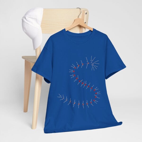 Unisex Heavy Cotton Tee - MarrellaNet: External Morphology of Marrella Abstracted as Network - Image 50