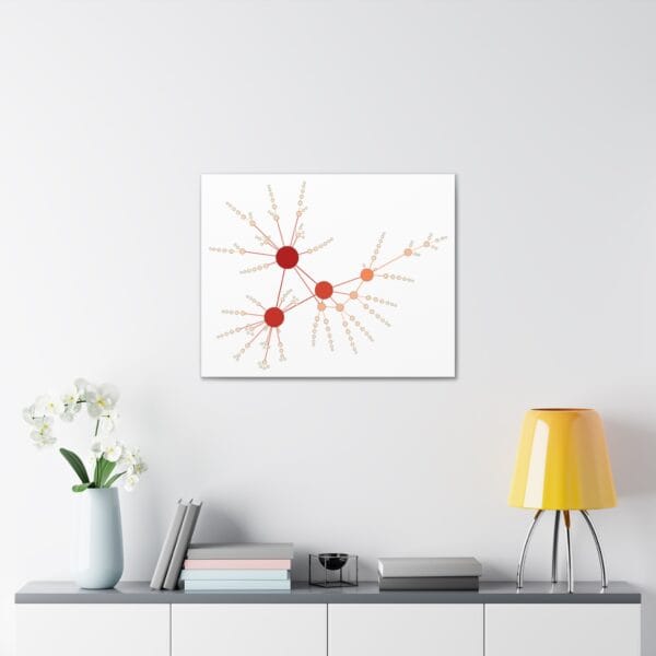 Canvas Gallery Wraps - CrabNet: External Morphology of Crab Abstracted as Network - Image 22