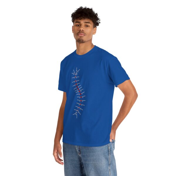 Unisex Heavy Cotton Tee - TrilobiteNet: External Morphology of Trilobite Abstracted as Network - Image 177