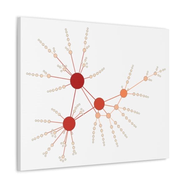 Canvas Gallery Wraps - CrabNet: External Morphology of Crab Abstracted as Network - Image 21