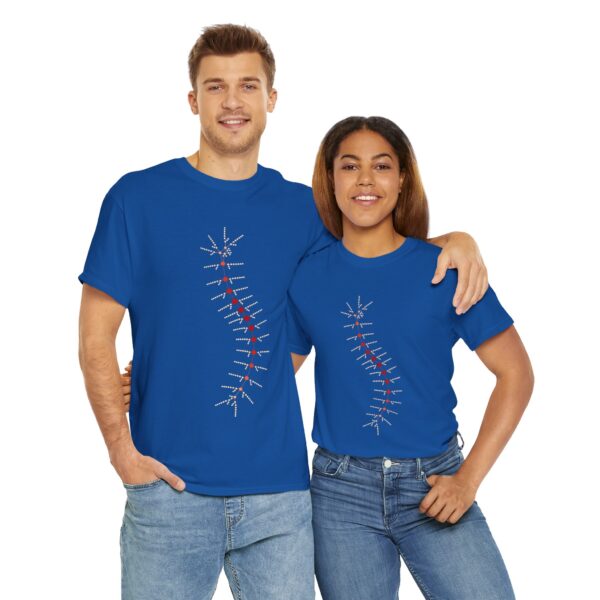 Unisex Heavy Cotton Tee - TrilobiteNet: External Morphology of Trilobite Abstracted as Network - Image 163