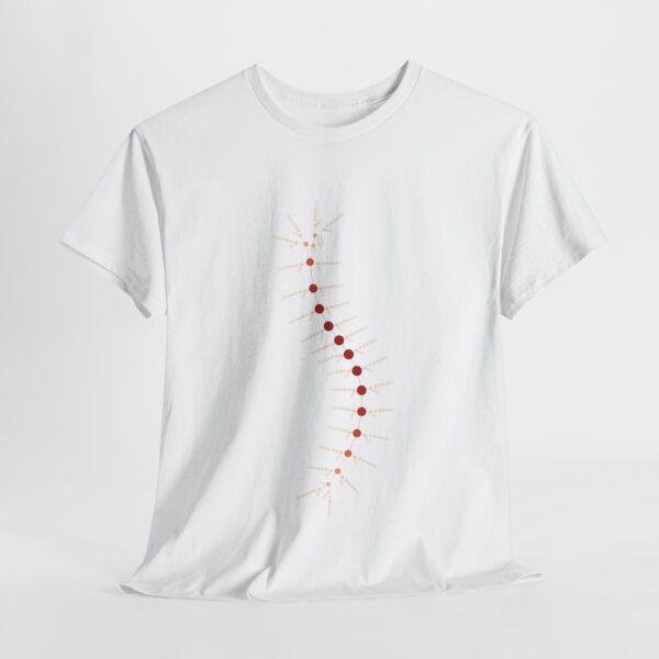 Unisex Heavy Cotton Tee - TrilobiteNet: External Morphology of Trilobite Abstracted as Network - Image 34