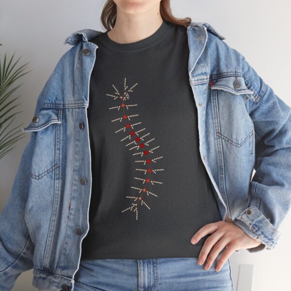 Unisex Heavy Cotton Tee - TrilobiteNet: External Morphology of Trilobite Abstracted as Network - Image 159