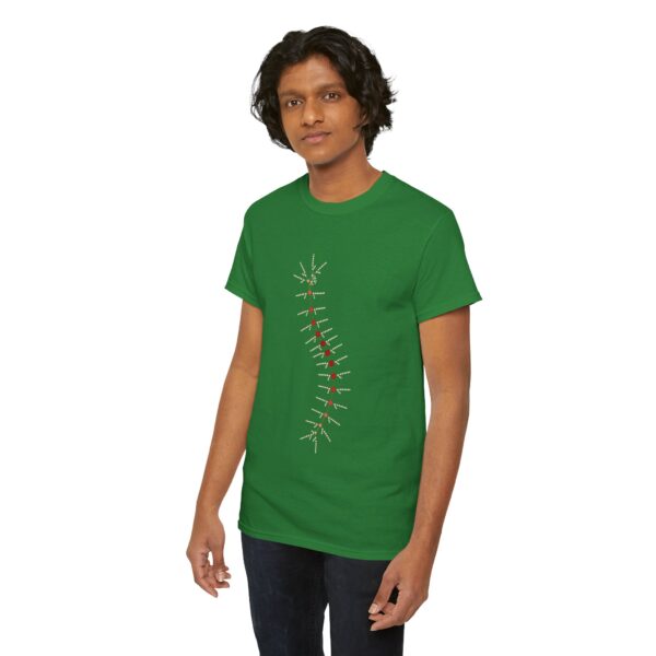 Unisex Heavy Cotton Tee - TrilobiteNet: External Morphology of Trilobite Abstracted as Network - Image 128