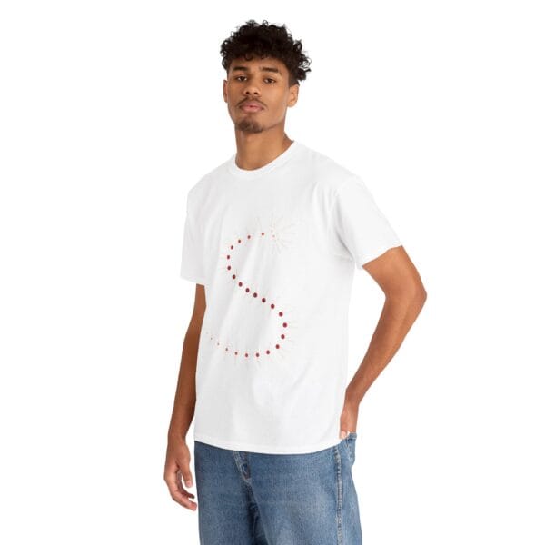 Unisex Heavy Cotton Tee - MarrellaNet: External Morphology of Marrella Abstracted as Network - Image 16