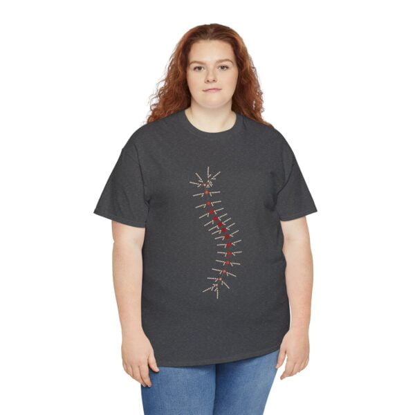 Unisex Heavy Cotton Tee - TrilobiteNet: External Morphology of Trilobite Abstracted as Network - Image 151