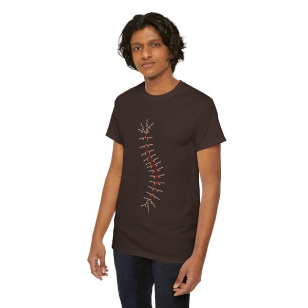 Unisex Heavy Cotton Tee - TrilobiteNet: External Morphology of Trilobite Abstracted as Network - Image 101