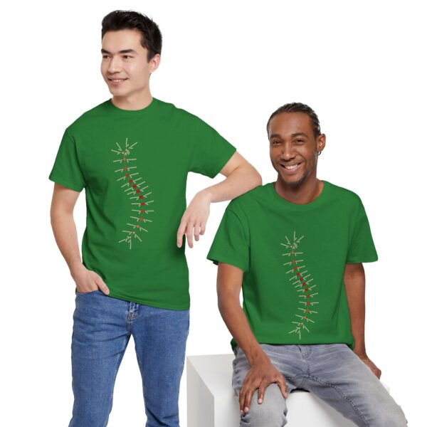 Unisex Heavy Cotton Tee - TrilobiteNet: External Morphology of Trilobite Abstracted as Network - Image 134