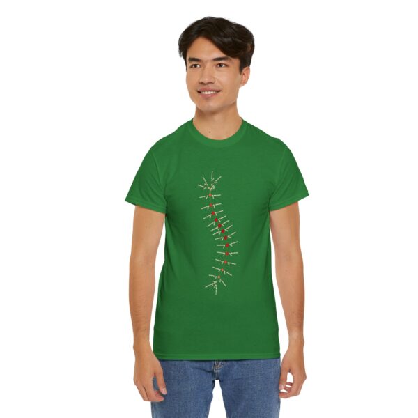 Unisex Heavy Cotton Tee - TrilobiteNet: External Morphology of Trilobite Abstracted as Network - Image 130