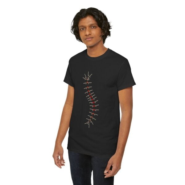 Unisex Heavy Cotton Tee - TrilobiteNet: External Morphology of Trilobite Abstracted as Network - Image 20