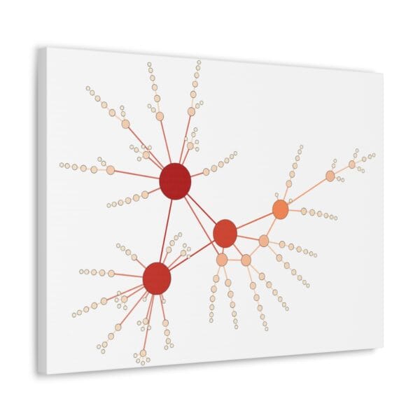 Canvas Gallery Wraps - CrabNet: External Morphology of Crab Abstracted as Network - Image 16