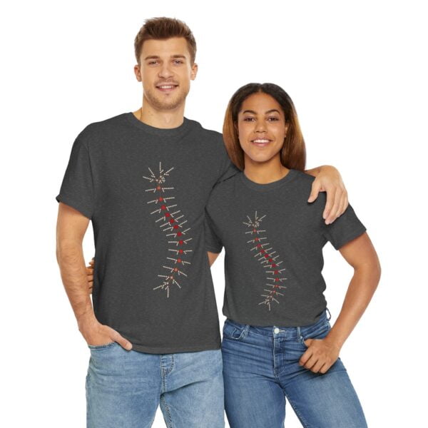 Unisex Heavy Cotton Tee - TrilobiteNet: External Morphology of Trilobite Abstracted as Network - Image 136