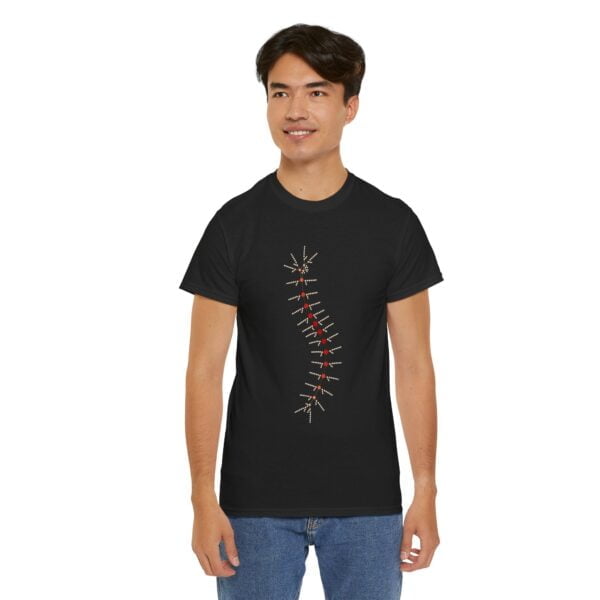 Unisex Heavy Cotton Tee - TrilobiteNet: External Morphology of Trilobite Abstracted as Network - Image 22