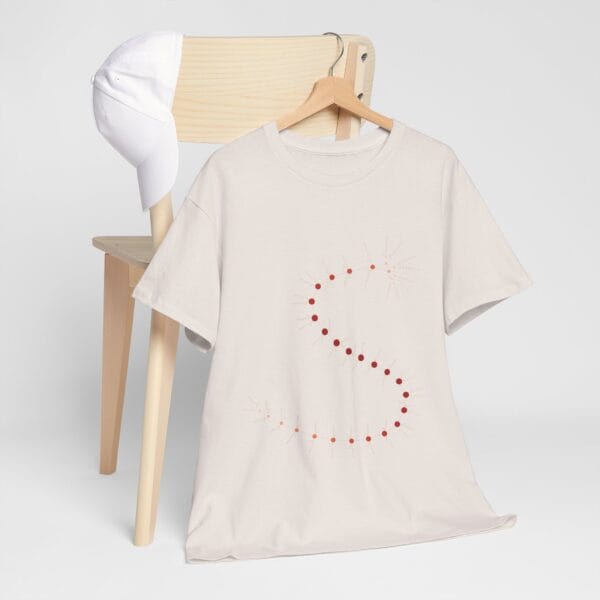 Unisex Heavy Cotton Tee - MarrellaNet: External Morphology of Marrella Abstracted as Network - Image 23