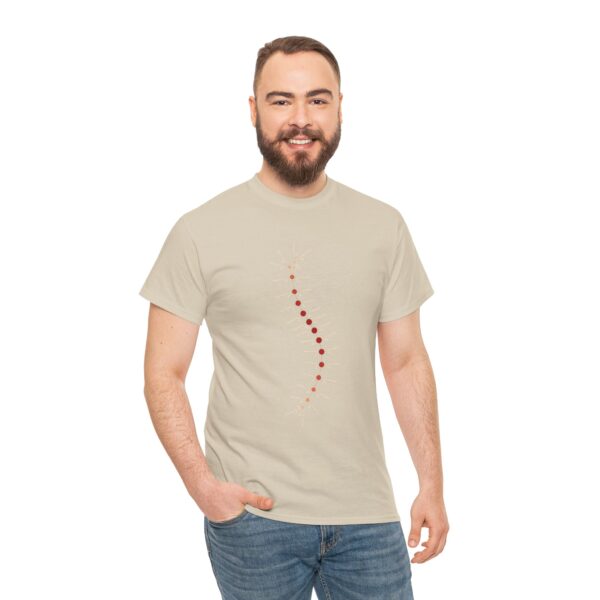 Unisex Heavy Cotton Tee - TrilobiteNet: External Morphology of Trilobite Abstracted as Network - Image 68