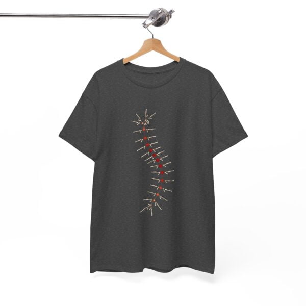 Unisex Heavy Cotton Tee - TrilobiteNet: External Morphology of Trilobite Abstracted as Network - Image 143