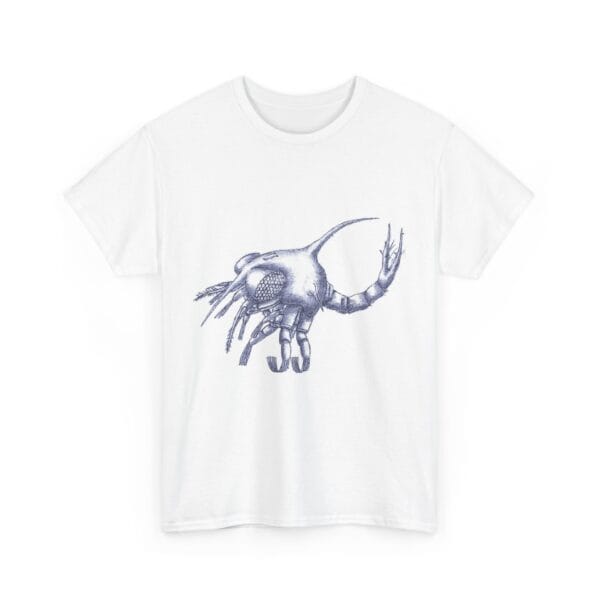 Unisex Heavy Cotton Tee - Zoea: Developmental Stage of Crab - Image 2