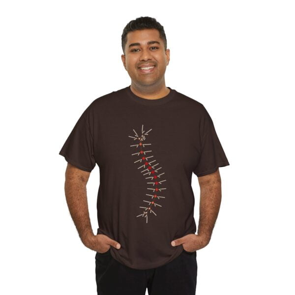 Unisex Heavy Cotton Tee - TrilobiteNet: External Morphology of Trilobite Abstracted as Network - Image 99